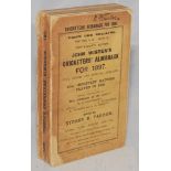 Wisden Cricketers' Almanack 1897. 34th edition. Original paper wrappers. Breaking to spine block,