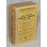 Wisden Cricketers' Almanack 1923. 60th edition. Original paper wrappers. Some wear and soiling to