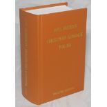 Wisden Cricketers' Almanack 1937. Willows softback reprint (2011) in light brown hardback covers