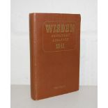 Wisden Cricketers' Almanack 1941. 78th edition. Original hardback. Only 800 hardback copies were