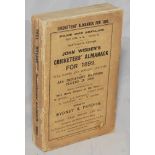 Wisden Cricketers' Almanack 1899. 36th edition. Original paper wrappers. Minor stain to front