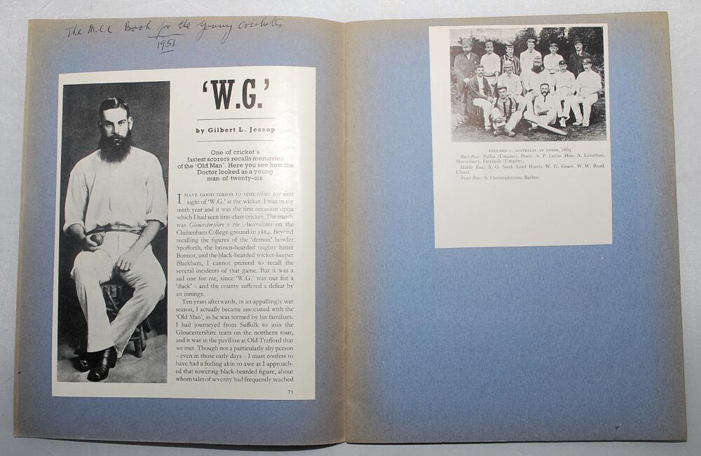 George Neville Weston. W.G. Grace biographer. Five scrapbooks compiled by Weston. Each scrapbook - Image 2 of 5