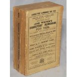 Wisden Cricketers' Almanack 1926. 63rd edition. Original paper wrappers. Some wear and breaking to