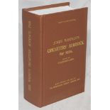 Wisden Cricketers' Almanack 1926. Willows hardback reprint (2007) in dark brown boards with gilt