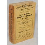 Wisden Cricketers' Almanack 1910. 47th edition. Original paper wrappers. Some breaking to page
