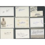 South Africa 1920s onwards. Selection of seventy signatures of South Africa Test cricketers, the