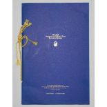 'The 1948 Australian Cricket Team Reunion Dinner' 1979. Official menu for the dinner held at the