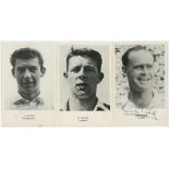 Signed cricketer postcards. Six mono real photograph postcards, each nicely signed by the featured