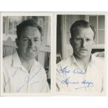Bernard Hedges. Glamorgan 1950-67 and Don Shepherd. Glamorgan 1950-72. Excellent mono real