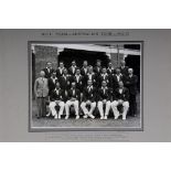 'Bodyline'. 'M.C.C. Team- Australian Tour- 1932-33'. Large and impressive official mono photograph