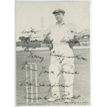 William Albert Stanley Oldfield. New South Wales & Australia 1919-1938. Mono plain back postcard