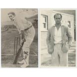 Arthur Percival Day. Kent 1905-1925. Mono real photograph postcard of Day, full length, in batting