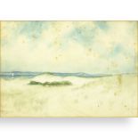 Gerard Hardenbergh, American (1855 - 1915) Watercolor "Beachscape". Signed and dated 1899 lower