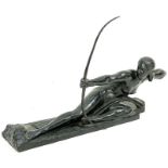 Marcel-André Bouraine, French (1886-1948) Art Deco Bronze Sculpture, Penthesilia, Queen of