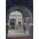 Attributed to: Vasili Vasilievich Vereshchagin, Russian (1842-1904) Oil on Canvas, Mosque