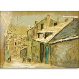 After: Maurice (Valadon) Utrillo, French (1883 - 1955) Parisian Street Scene Print on Artist