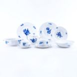 Sixty-Four (64) Pieces Royal Copenhagen Blue Flowers Dinnerware