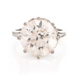 GIA Certified 8.23 Carat Round Brilliant Cut Diamond