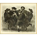 Tully Filmus, American/Russian (1903-1998) Lithograph "Tradition". Titled, signed and dated 98/100.