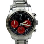 Girard-Perregaux pour Ferrari Stainless Steel Chronograph 330/P4 Ref. 8028 with Boxes and Papers Ca