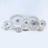 Seventy Three (73) Piece Theodore Haviland New York "Gainsborough" Porcelain Dinner Service. Includ