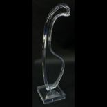 Large Mid Century Modern Abstract Sculpture Signed Beritts '32. Scuffs to base from display, light