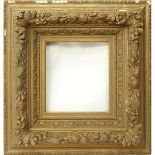 Antique Ornate Gilt Carved Wood and Gesso Frame. Condition consistent with age, some losses and cra