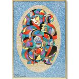 Anatol Krasnyansky, Ukrainian (born 1930) Serigraph in Color, Musical Poetry, Signed and Numbered 3