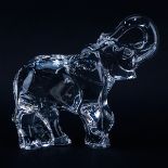 Baccarat Crystal Elephant Figure. Signed. Good condition. Measures 6-1/2" H. Shipping $48.00 (estim