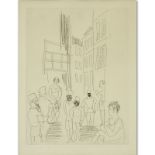 Raoul Dufy, French (1877-1953) Etching "French Pastry Chefs" Marked R. DUFY - Gravure originale in