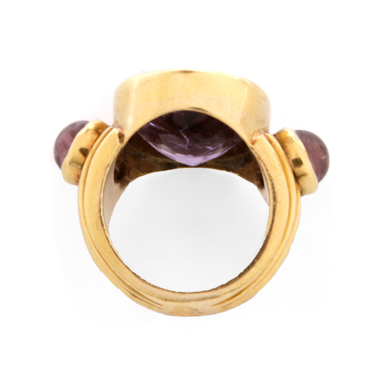 Vintage Amethyst and 18K Ring - Image 4 of 7
