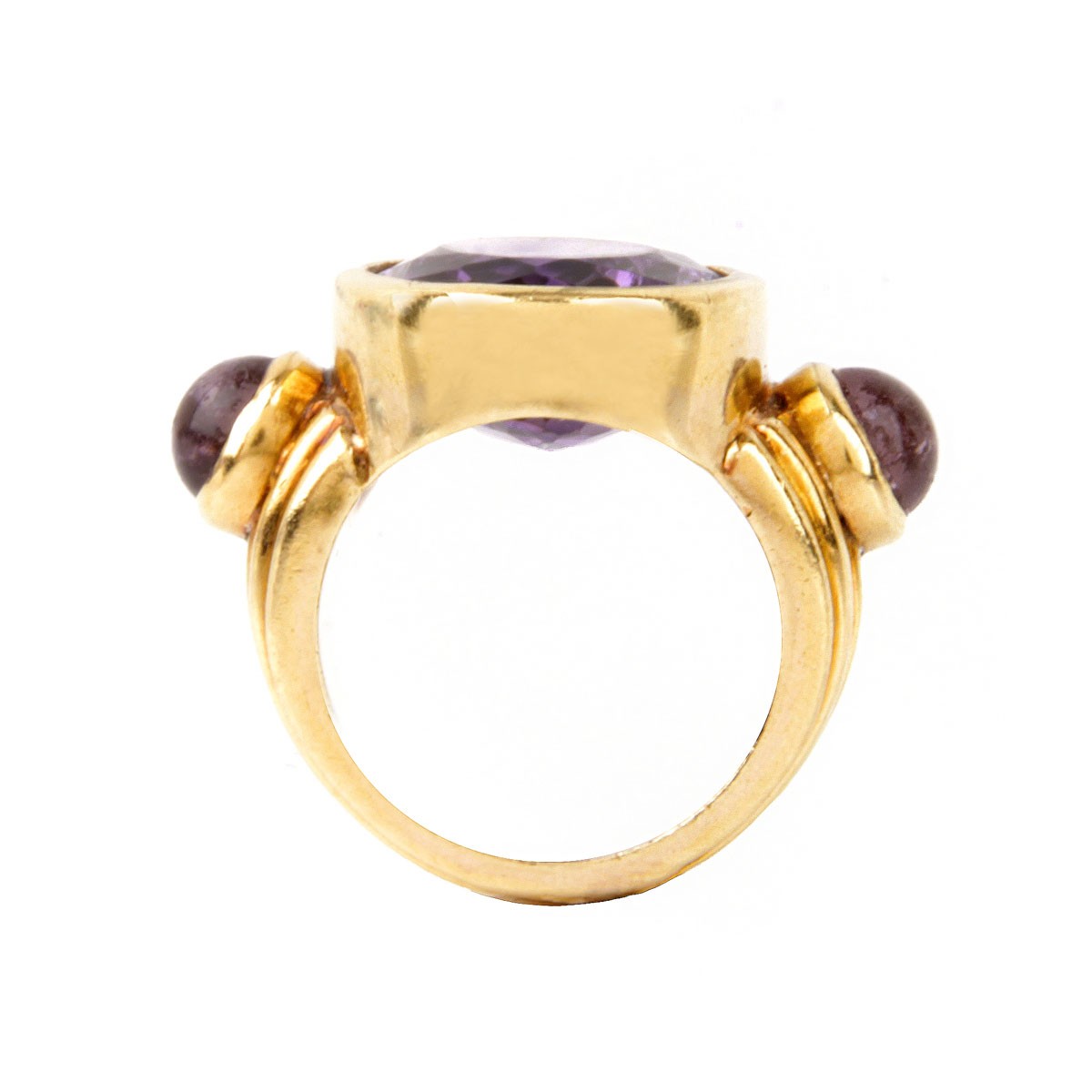 Vintage Amethyst and 18K Ring - Image 5 of 7