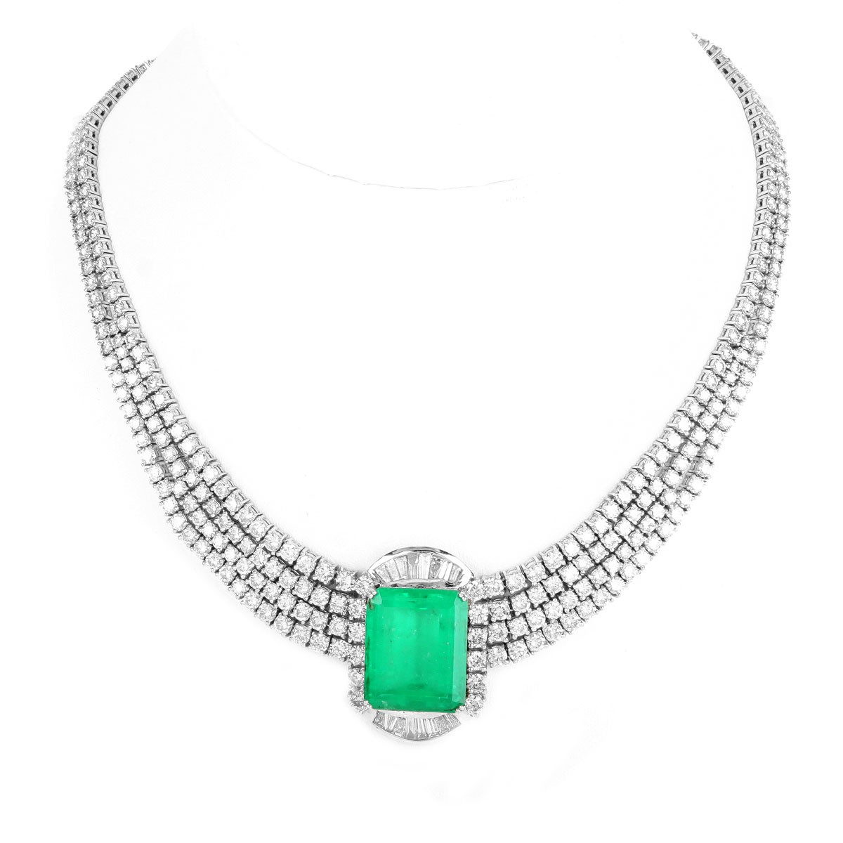 Colombian Emerald and Diamond Necklace - Image 2 of 5