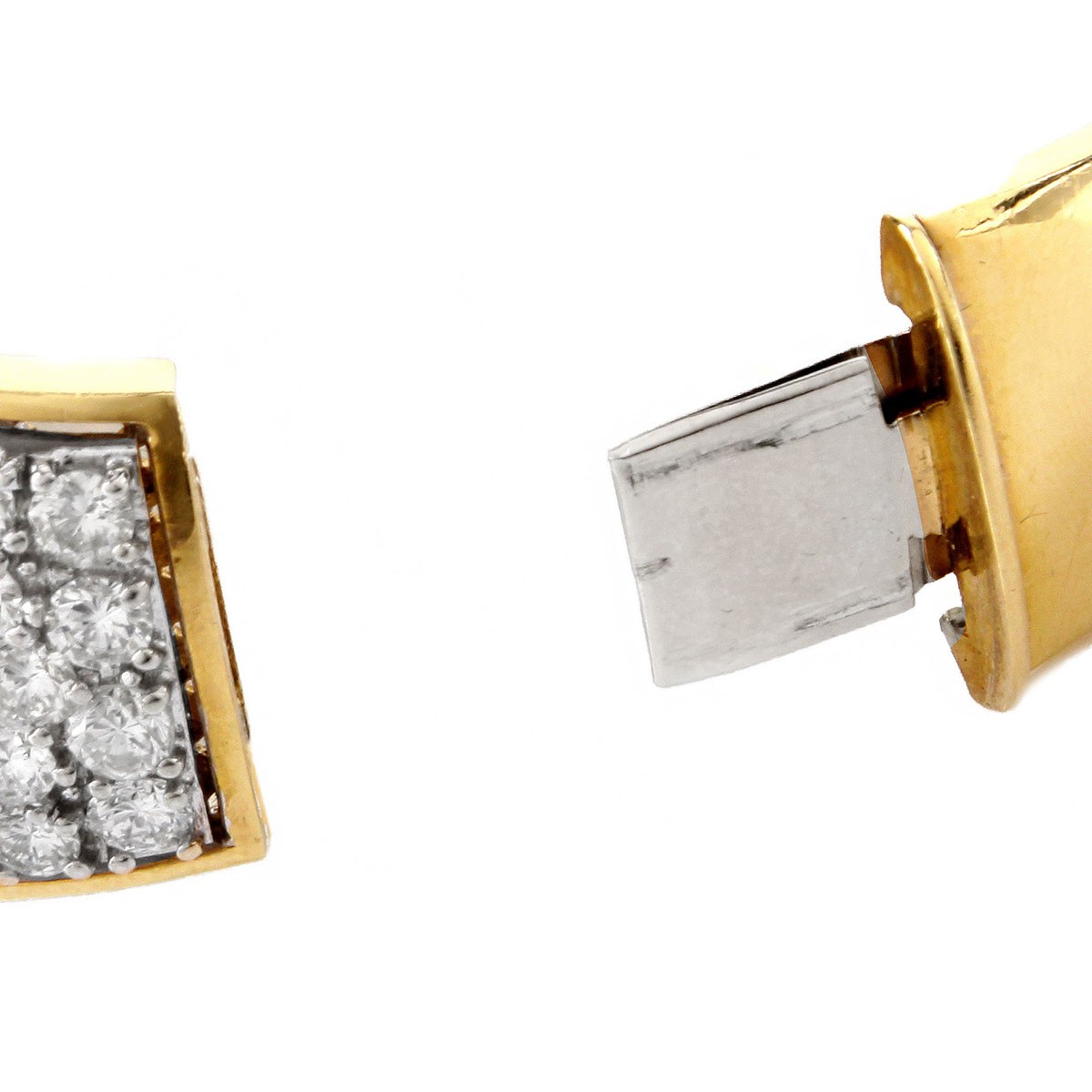 Contemporary 42.00 Carat Diamond Bangle Bracelet - Image 4 of 6