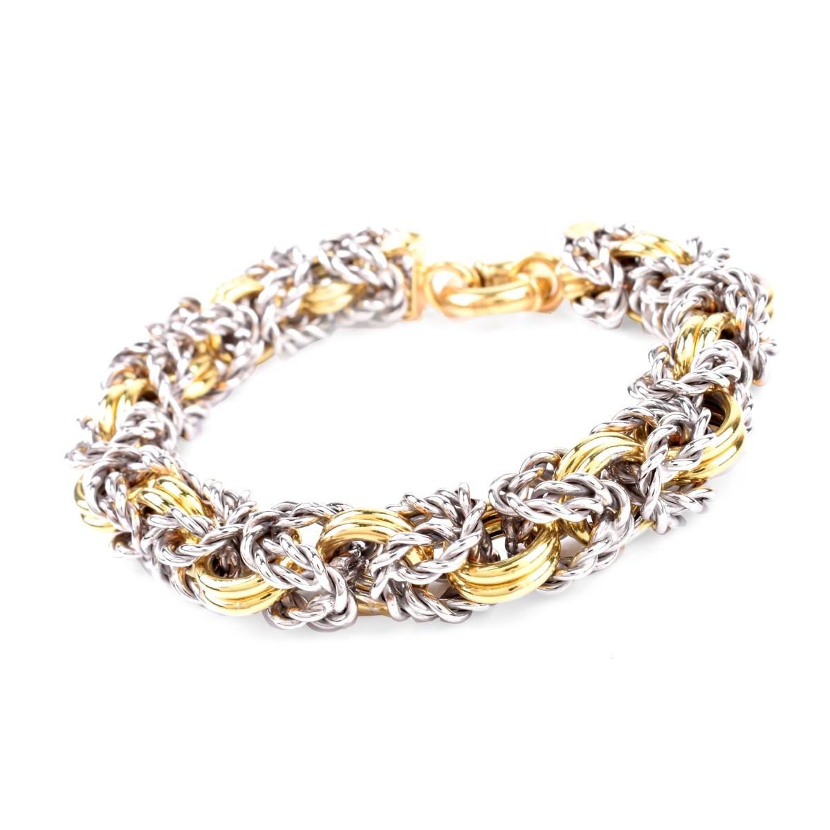 Italian 18K Gold Link Bracelet - Image 2 of 6