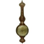 Antique English Mother of Pearl Inlaid Barometer