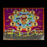 WWII Era "Sink the Japs" Pinball Back Glass