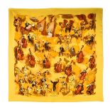 Vintage Hermès Concerto Silk Scarf