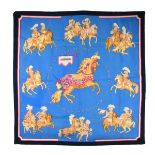 Vintage Hermès Carrousel Silk Scarf