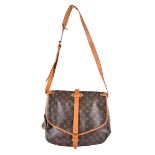 Louis Vuitton Brown Canvas Monogram Saumur 30 Bag