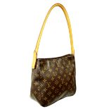 Louis Vuitton Brown Canvas Monogram Looping MM