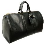 Louis Vuitton Black Epi Leather Keepall 50