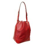 Louis Vuitton Red Epi Leather Noe GM Bag