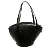 Louis Vuitton Black Epi St-Jacques Shopping Tote