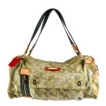 Louis Vuitton Green Monogram Denim Lys Bag