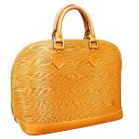 Louis Vuitton Gold Epi Leather Alma PM Bag