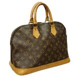 Louis Vuitton Brown Canvas Monogram Alma PM