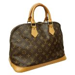 Louis Vuitton Brown Canvas Monogram Alma PM