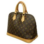 Louis Vuitton Brown Canvas Monogram Alma PM