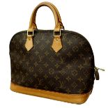 Louis Vuitton Brown Canvas Monogram Alma PM